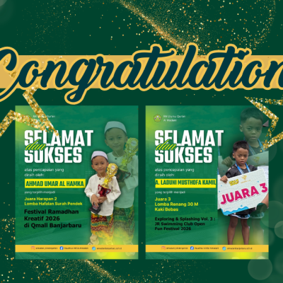 Dua Siswa RA Ulumul Quran Al Madani Banjarbaru Torehkan Pres