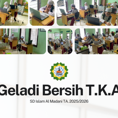 Siswa Kelas VI SD Islam Al Madani Ikuti Geladi Bersih TKA Se