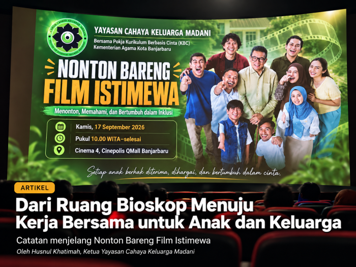 Dari Ruang Bioskop Menuju Kerja Bersama untuk Anak dan Keluarga