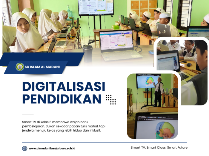 Saat Papan Tulis Digantikan Smart TV: Cerita dari Kelas 6 SD Islam Al Madani