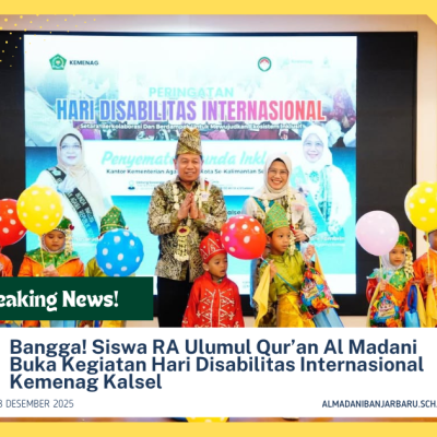 Siswa RA Ulumul Quran Al Madani Tampil Membuka Peringatan Ha