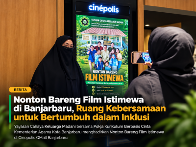 Nonton Bareng Film Istimewa di Banjarbaru, Membuka Ruang Perjumpaan untuk Memahami Inklusi