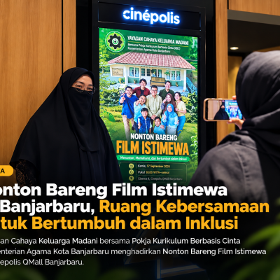 Nonton Bareng Film Istimewa di Banjarbaru, Membuka Ruang Per