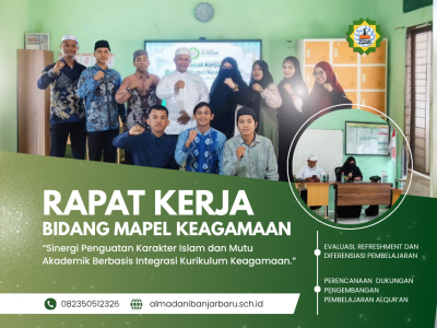 Perkuat Karakter Islam dan Mutu Akademik, SD Islam Al Madani Gelar Rapat Kerja Bidang Mata Pelajaran Keagamaan