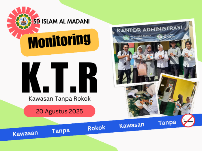 Lingkungan Aman dan Nyaman, Tim KTR Puji Komitmen SD Islam Al Madani